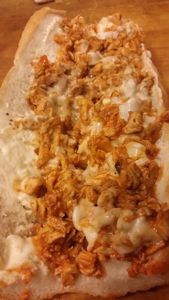 Buffalo chicken cheesesteak