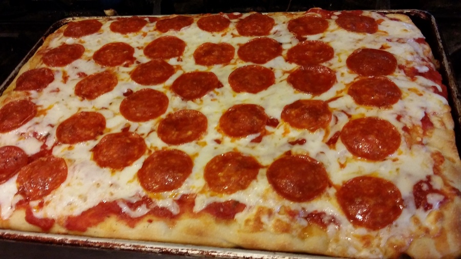 Double layer Pepperoni  pizza