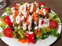 Grilled Buffalo Chicken Salad